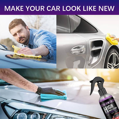 🔥49% OFF⏰ 3 in 1 Ceramic Car Coating Spray