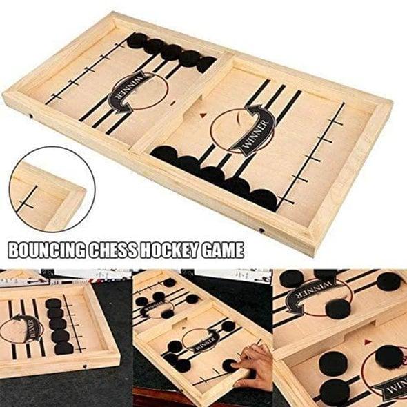 FAMILY WOODEN HOCKEY GAME