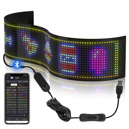 LED Car Matrix Pixel Panel Bluetooth