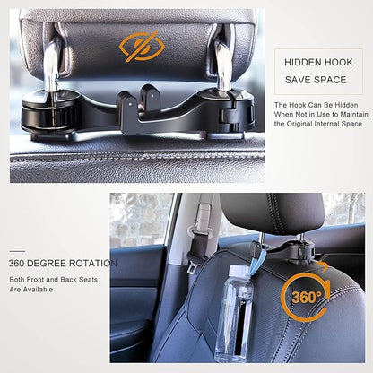⚡️[1Set/2PCS] Car Seat Rear Hook With Mobile Phone Holder