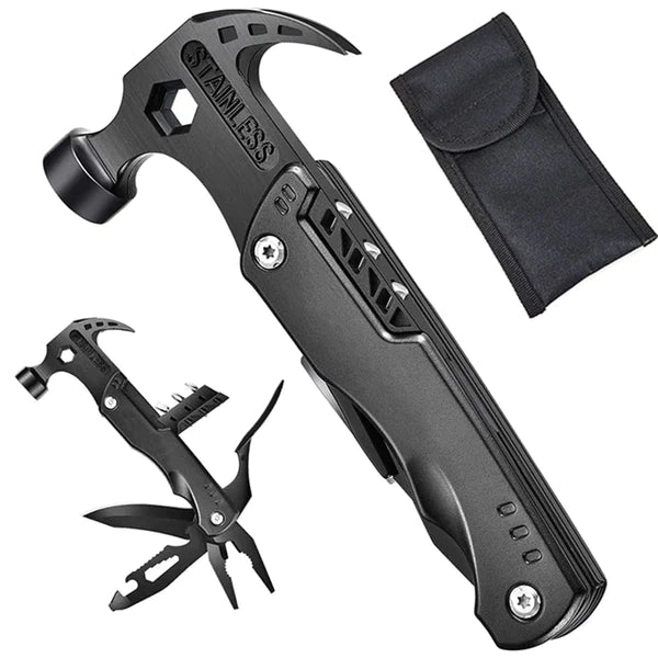 Multifunctional Survival Hammer 14 in 1 Stainless Steel Alloy Material（50% OFF）
