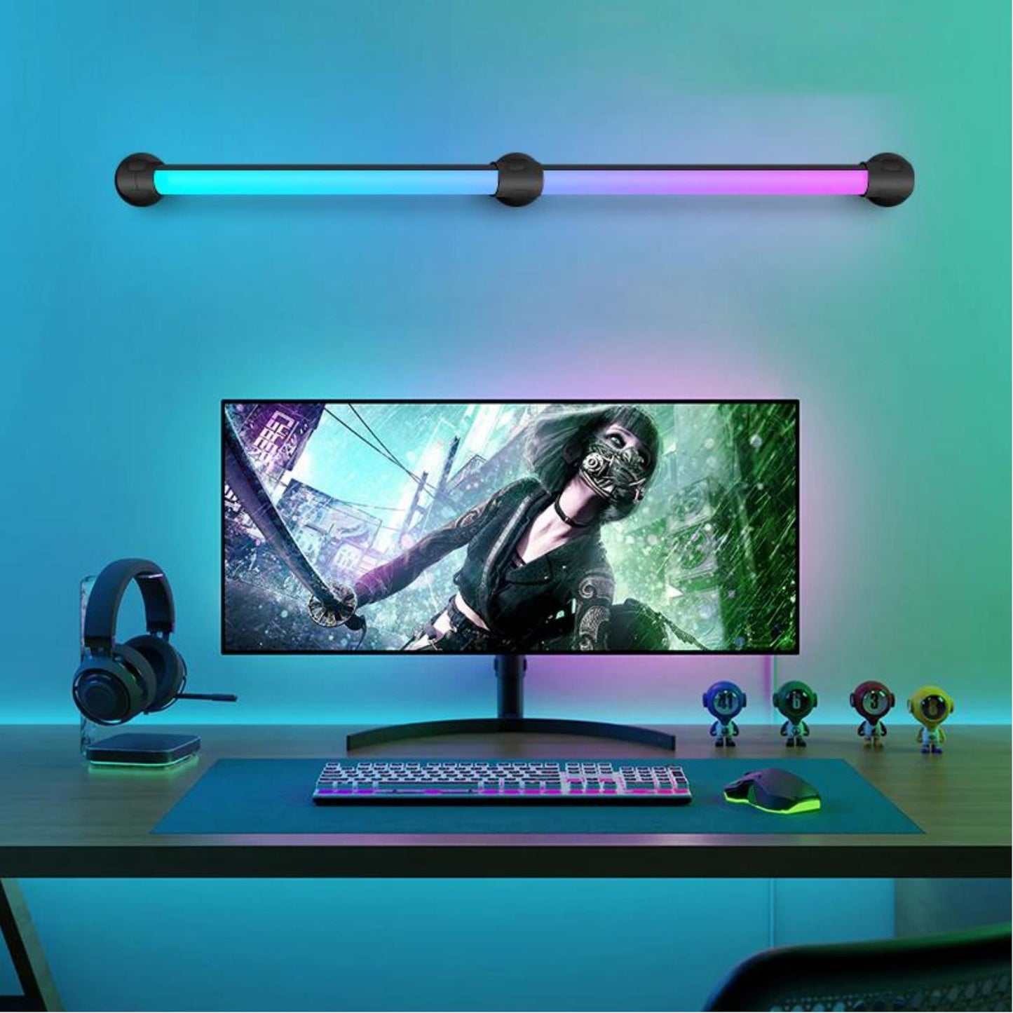 IMOLI RGB ROTATING FLOOR LAMP Fuction Spotlight