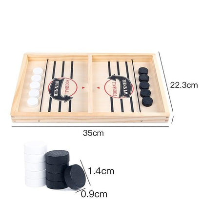 FAMILY WOODEN HOCKEY GAME