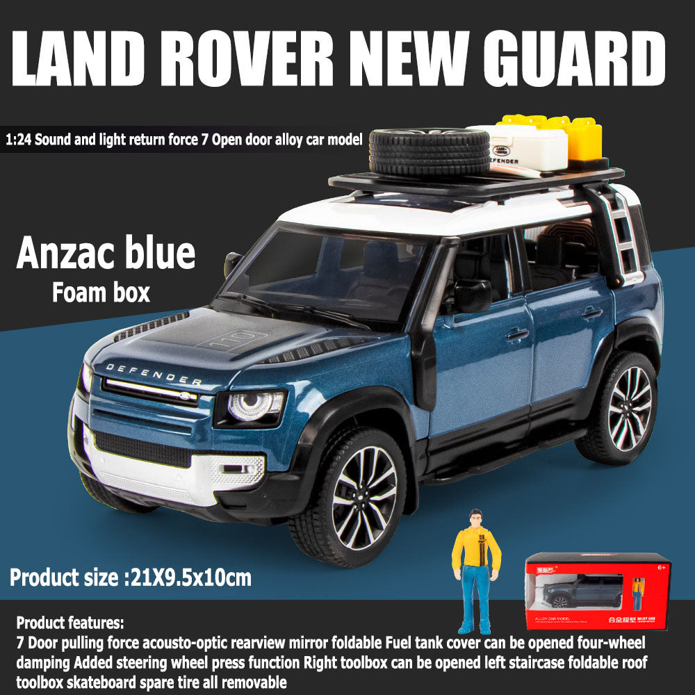 1:24 Land Rover New Guardian-Outdoor Edition Alloy and other vehicle models,