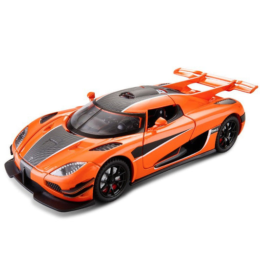 ENN 1:24 Koenigsegg ONE large alloy car model supercar door opening with sound and light back