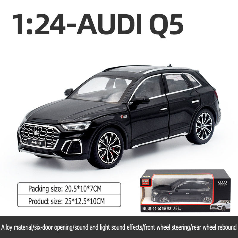 1:24 Audi Q5 six places to open Return function Simulated car sounds alloy body