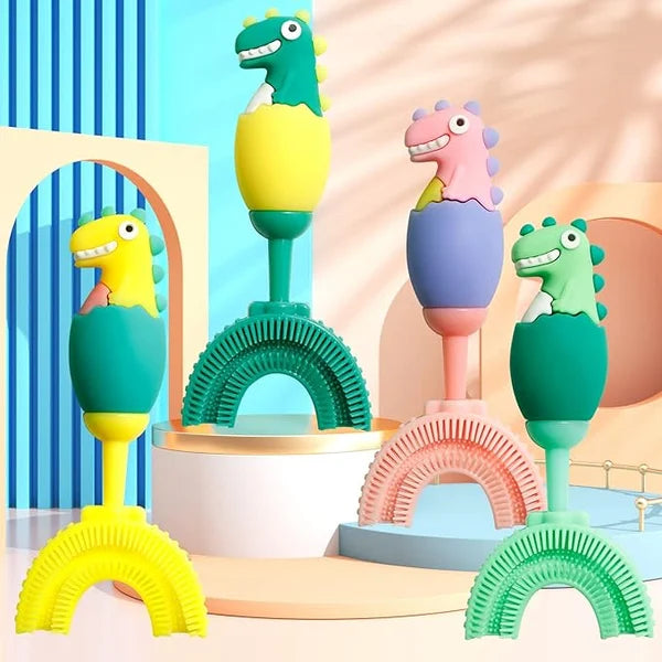 Toddler U-Shaped Toothbrush for Age 2-6 Years