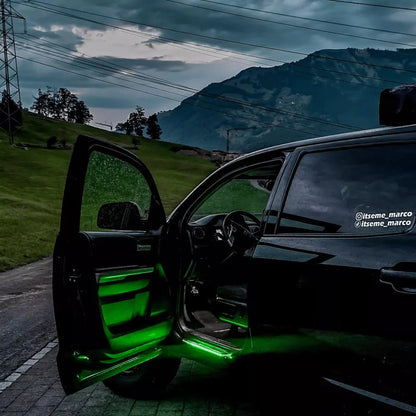 CAR LED THRESHOLD PLATES