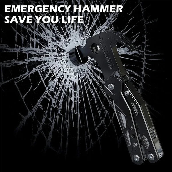 Multifunctional Survival Hammer 14 in 1 Stainless Steel Alloy Material（50% OFF）