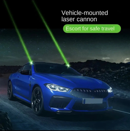 CAR EXTERIOR ROOF LASER WARNING LIGHTS