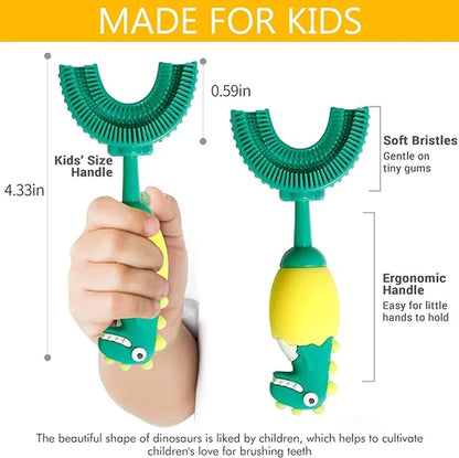 Toddler U-Shaped Toothbrush for Age 2-6 Years
