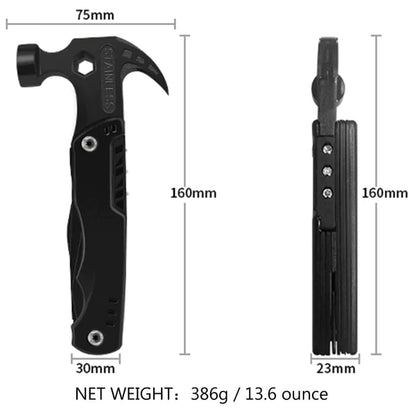 Multifunctional Survival Hammer 14 in 1 Stainless Steel Alloy Material（50% OFF）