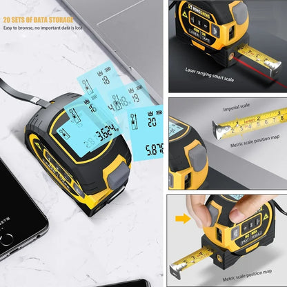 🎉Measurin Sight 3-In-1 Infrared Laser Tape Measuring (Imperial & Metric)