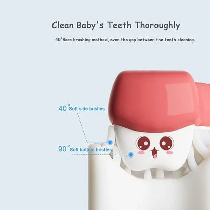 Toddler U-Shaped Toothbrush for Age 2-6 Years