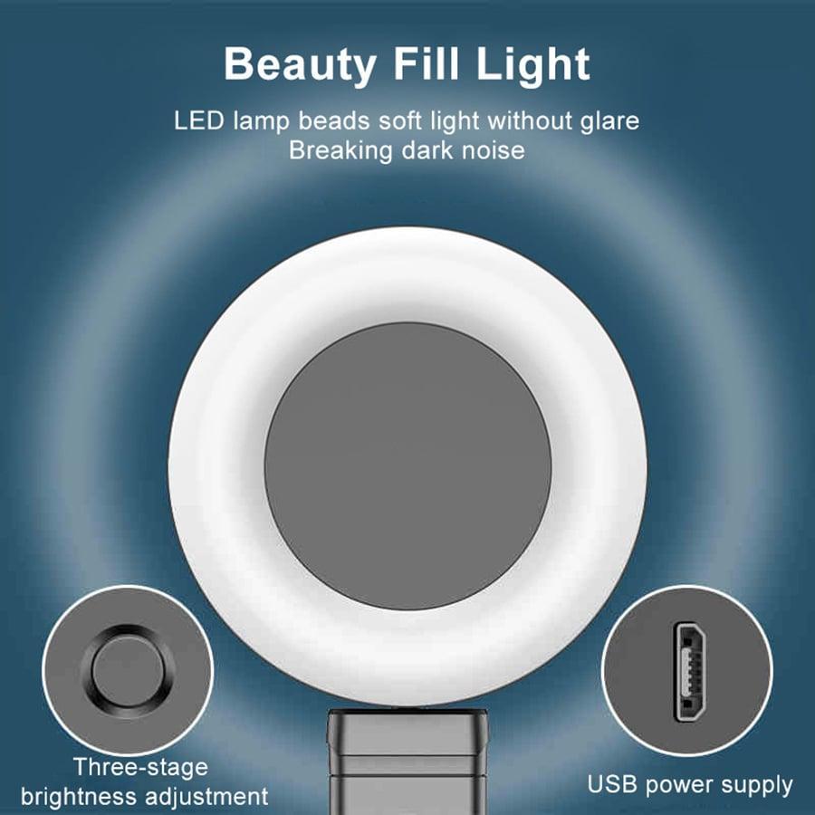 [Imoli Dual Light Selfie Stick] New 6-in-1 Mobile Phone Bluetooth Remote Control Selfie Stick