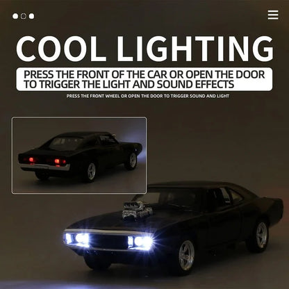🔥Last day flash sale 45% OFF🔥1:24 Scale Die-Cast Vehicle - Dom's 1970 Dodge Charger R/T Metal Model Car