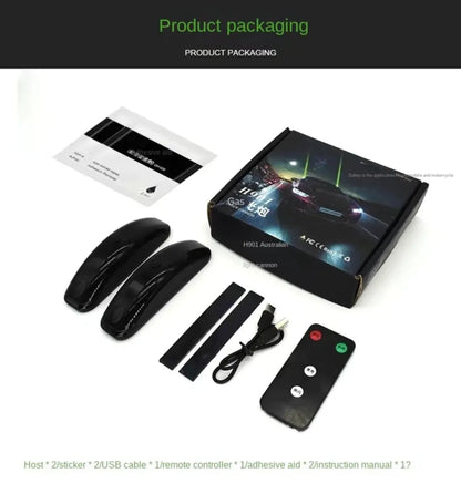 CAR EXTERIOR ROOF LASER WARNING LIGHTS