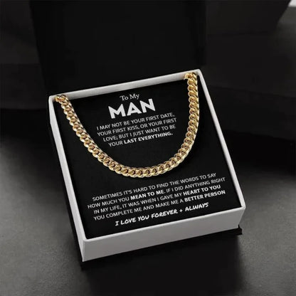 To My Man Necklace