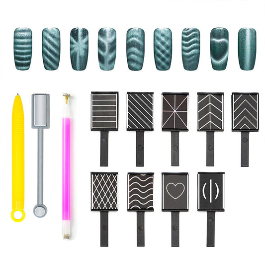 Nail Magnet Tool Set for Cat Eye Nail Gel Design（50% OFF）